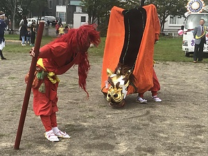 釧路鳥取きりん獅子舞