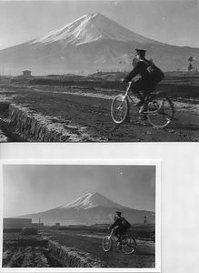 自転車による集配作業(勝山局)