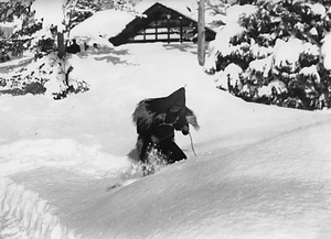 スカリをはいて雪中逓送(長岡局)　2-2