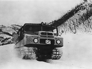 雪上車による運送