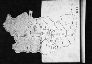 郵便線路図(山城国)