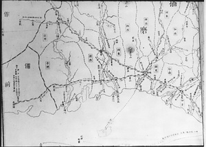 郵便線路図(播磨国)