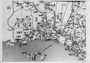 郵便線路図(播磨国)