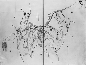 郵便線路図(越中国)