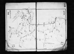 郵便線路図(摂津国)