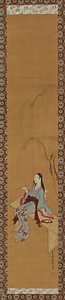 柳下美人図