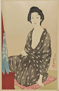 夏衣の女