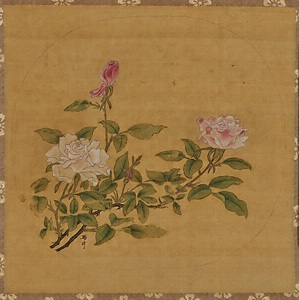 馬麟／薔薇図