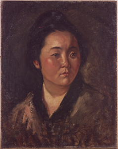 かね子夫人像