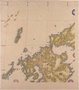 日本沿海輿地図（中図） 九州北部