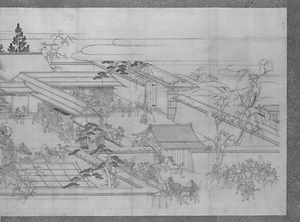 文武春秋図屏風の内 武/下図