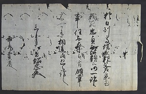 田原紹忍（親賢）書状　