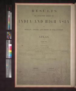 インドおよびアジア高地への科学調査隊派遣の結果　アトラス第III部、第IV部／表紙