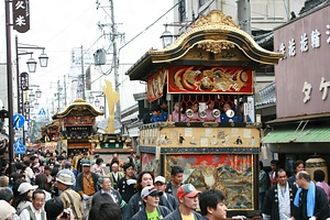 上野天神祭のダンジリ行事