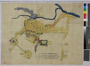 「越中国射水郡高岡地図」