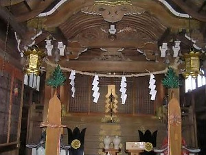 式内楯原神社本殿