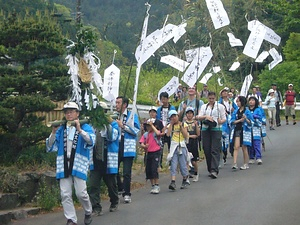 白石の神送り