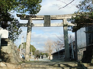 菟足神社西参道石鳥居