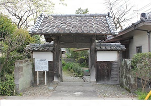 長野家武家門　附石垣２基