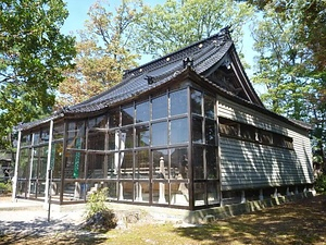 佐奇神社拝殿（旧天徳院前田綱紀御霊堂）　附棟札