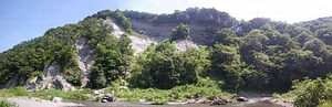 赤平川の大露頭　ようばけ