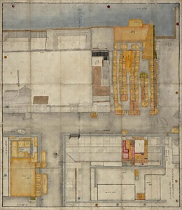 倉松屋嘉兵衛町屋敷絵図