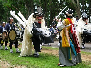 細越獅子踊り