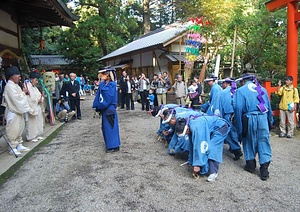 大柳生の宮座行事