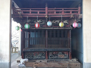 素鵞神社飾り屋台