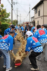 蛇穴の蛇曳き汁掛け祭り