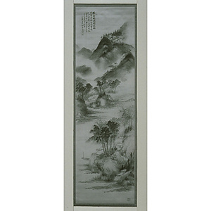 春江細雨図 光緒９年春