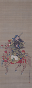 関帝騎馬図