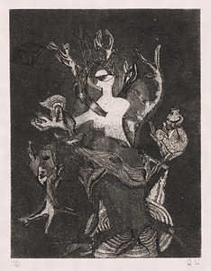 版画集『瑛九・銅版画 SCALE　III』　3　枝