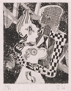 版画集『瑛九・銅版画 SCALE IV』 32 愛情