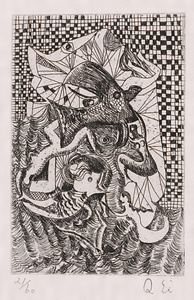 版画集『瑛九・銅版画 SCALE IV』 33 小人魚