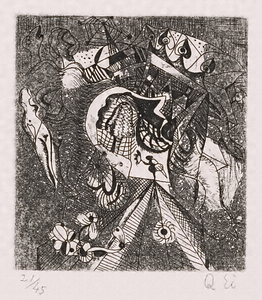 版画集『瑛九・銅版画 SCALE IV』 48 花