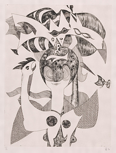 版画集『瑛九・銅版画 SCALE I』 6 天女