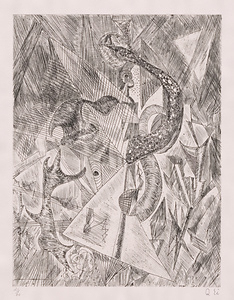 版画集『瑛九・銅版画 SCALE II』　32　影