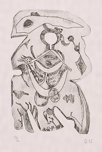 版画集『瑛九・銅版画 SCALE III』 30 人形