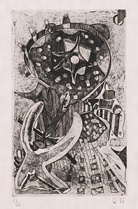 版画集『瑛九・銅版画 SCALE III』 35 貝