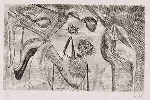 版画集『瑛九・銅版画 SCALE III』 37 湖の花