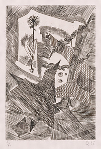 版画集『瑛九・銅版画 SCALE III』 46 風と花