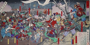 錦絵　石山本願寺合戦