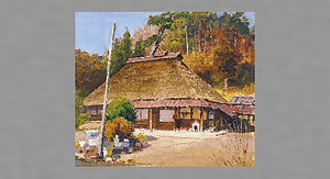 早春民家(神石郡豊松村)