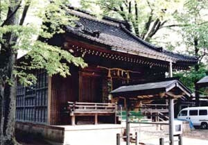 中村神社拝殿（旧金沢城二の丸能舞台）