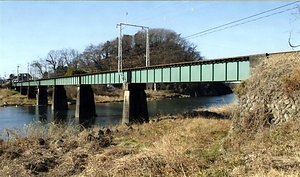 上毛電気鉄道渡良瀬川橋梁