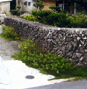 東迎家住宅石垣