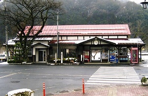 若桜鉄道若桜駅本屋及びプラットホーム