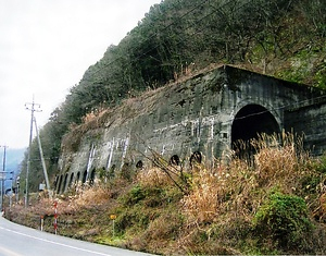 若桜鉄道落石覆