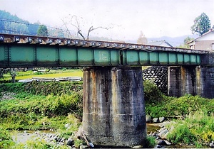 若桜鉄道岩淵川橋梁